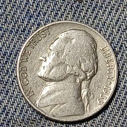 1939 Nickel NO Mint 