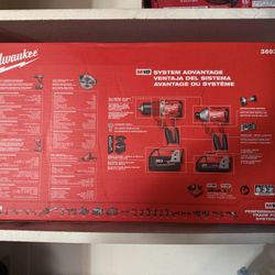 Milwaukee Set And Bauer Grinder All New 