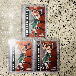 3 Luka Doncic Basketball Cards Jam Masters lot 