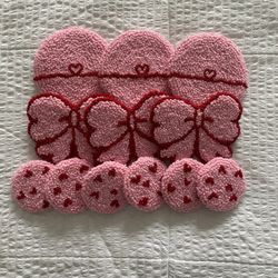 Cute Heart And Bow Coasters