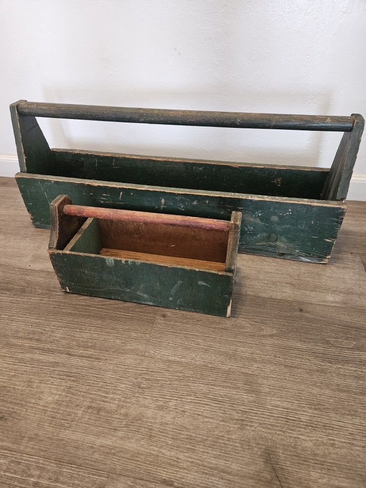 Antique Farmhouse Style Toolboxes