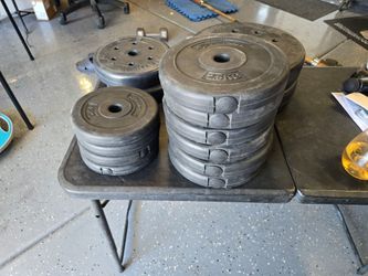 Weight set with bar