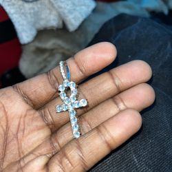 Iced Out Ahnk Pendant 