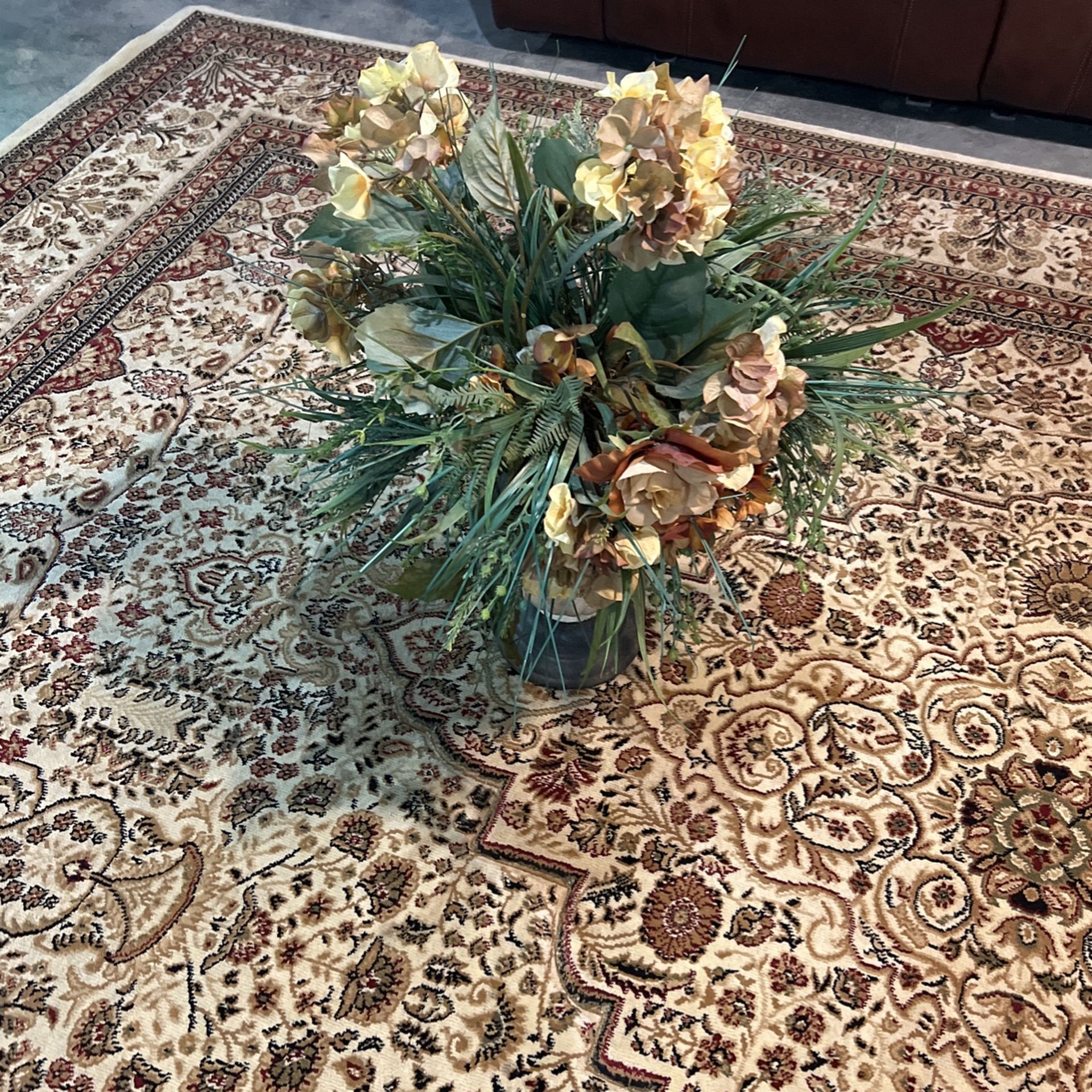 Fake Flowers With The Pot Included
