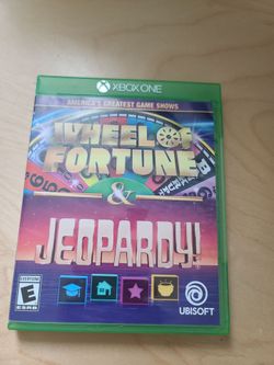 Xbox one game wheel of fortune & jeopardy