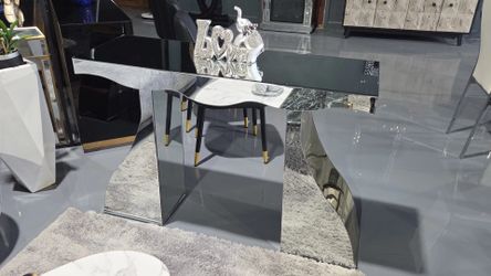CONSOLETABLE MIRROR GOLD