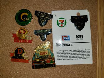 Football pins
