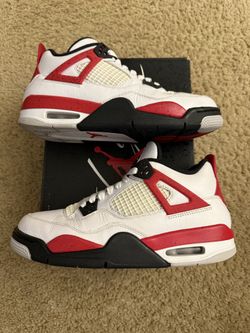 Size 7y (Pre owned, original box) - Air Jordan 4 retro gs Red cement