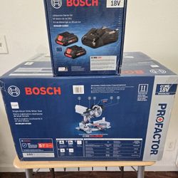 Bosch Cordless Sliding Miter Saw Brand New 