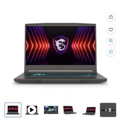 MSI Thin 15.6 inch FHD 144Hz Gaming Laptop Intel Core i5-13420H NVIDIA GeForce RTX 4060 - 16GB DDR4 512GB SSD Gray (2025)