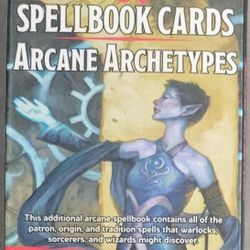 Dungeons And Dragons Spellbook Cards Arcane And Achetypes