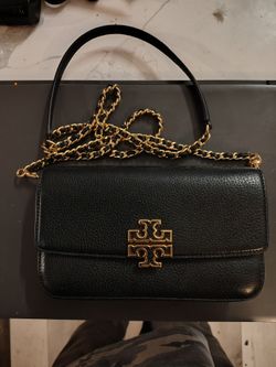 Tory Burch Black Leather Crossbody Bag