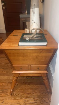 Vintage Doughbox End Table 
