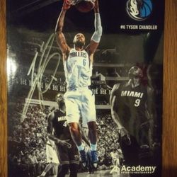 Mavs Tyson Chandler Autograph