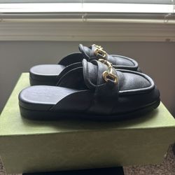 Gucci Auroville Goat Mule - 39