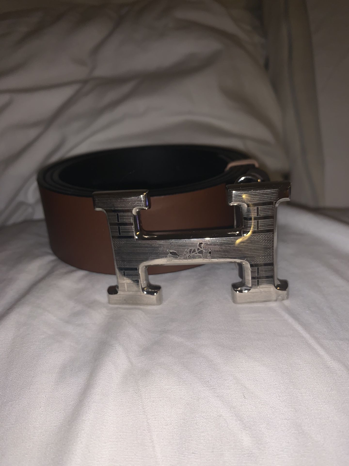 Hermes belt brown