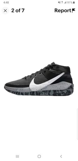NIKE KEVIN DURANT 13 NO.7 OREO MEN'S MID LOW TOP BASKETBALL SNEAKERS SIZE 8.5 BLACK WHITE WOLF GRAY BRAND NEW CHECK OUT MY OFFERS. 