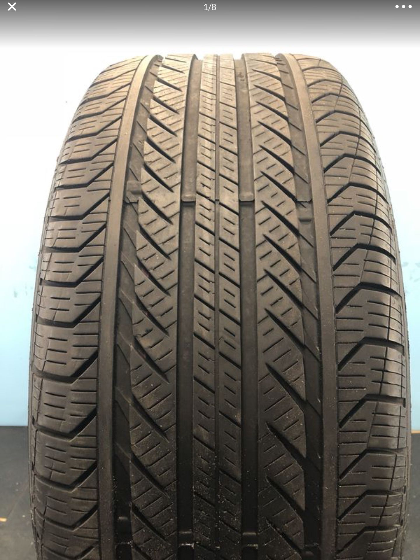 245/50/18 RUN FLAT USED TIRE P245/50R18 CONTINENTAL PROCONTACT GX SSR MOE MERCEDES 2455018