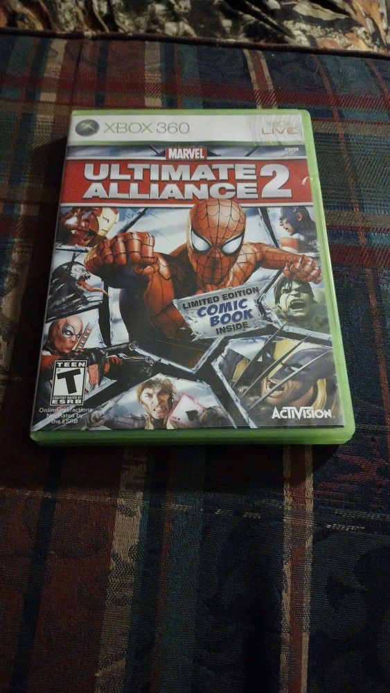 Marvel Ultimate Alliance 2 Xbox One Complete game w/ Comic Book & Manual 