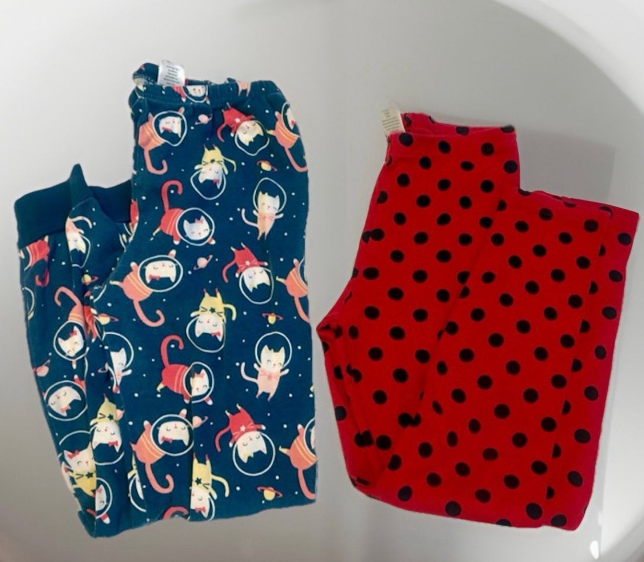 Gymboree Girl’s leggings & Cat PJs Lot sz 8yrs