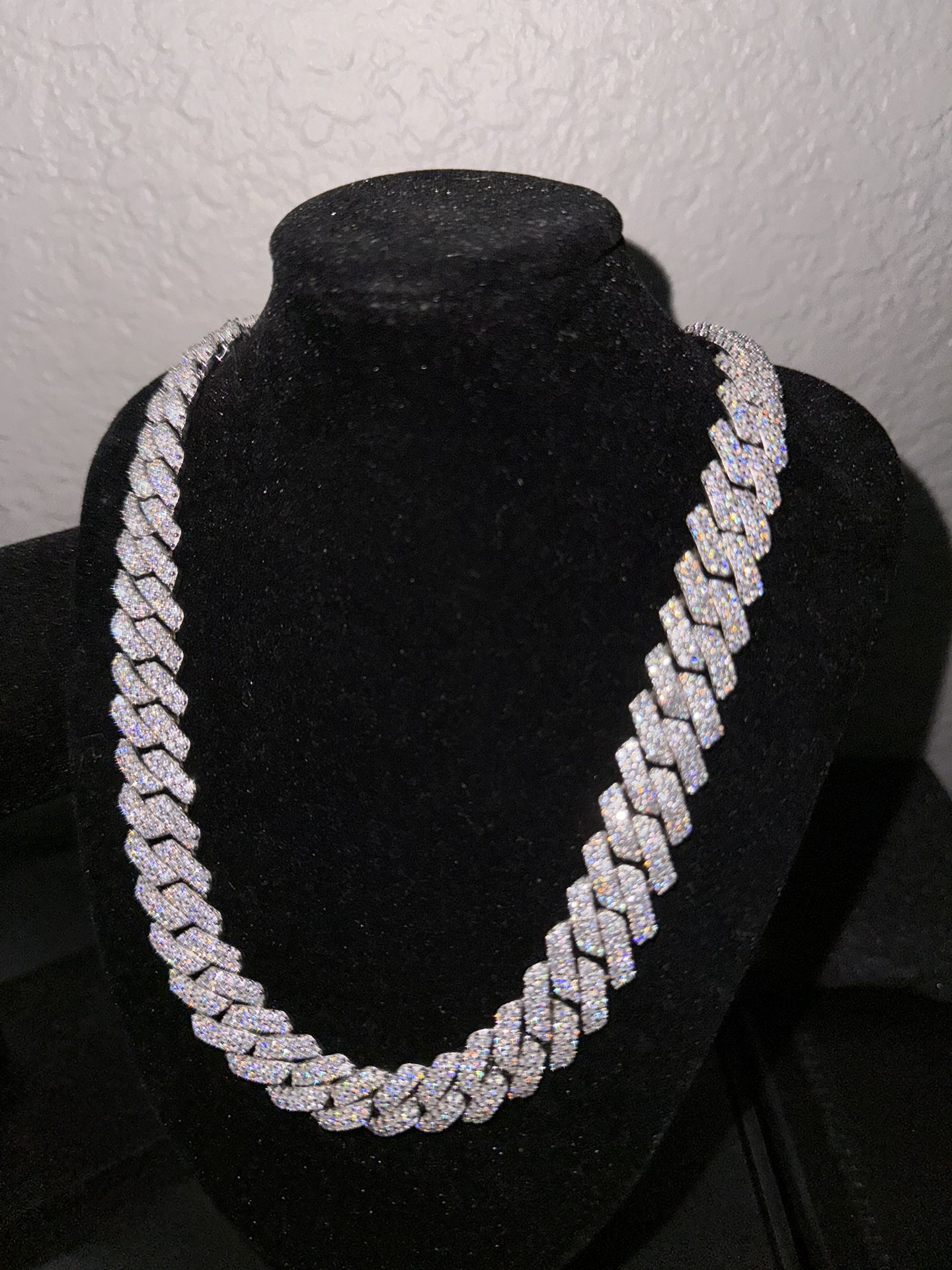 Moissanite Vvs Diamond Chain Cadena And Bracelet Pulsera 💎 