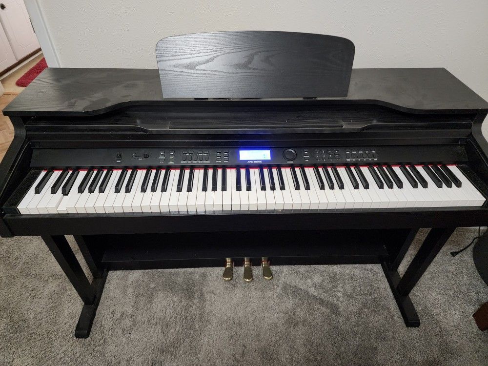 Digital Console Piano with Full Keyboard