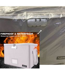 Brand New Fireproof Document Storage Box with Lock