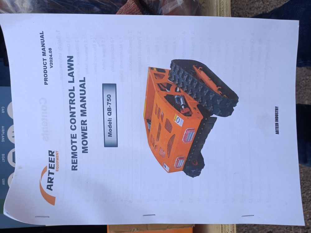 Remote Control Lawn Mower