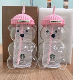 Glass Bear Cup