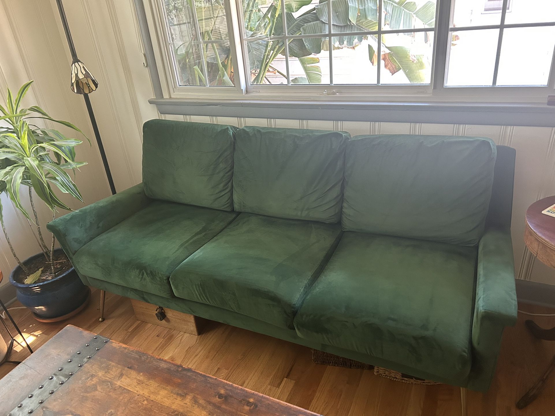 Green Velvet Couch