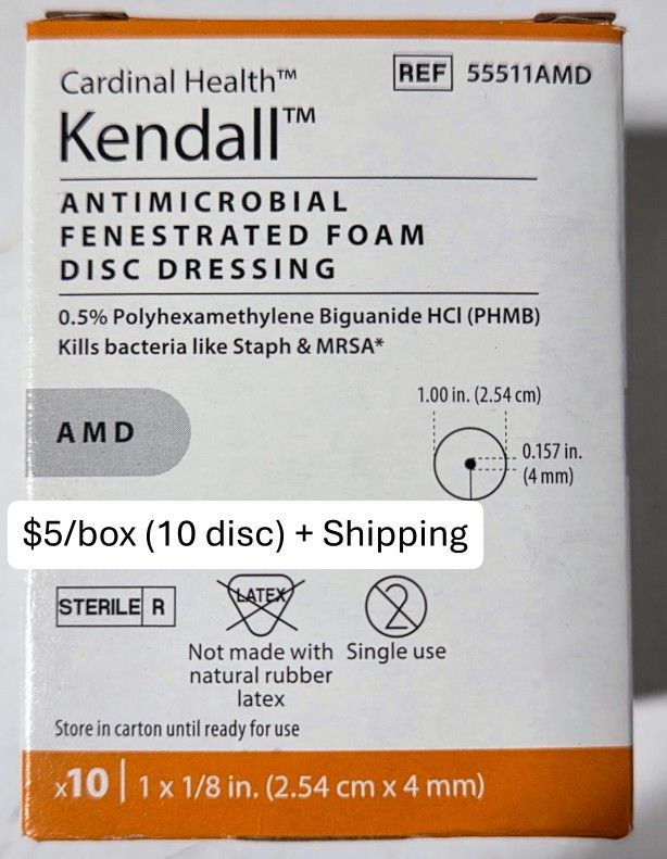 Sterile Antimicrobial Disc 10ct