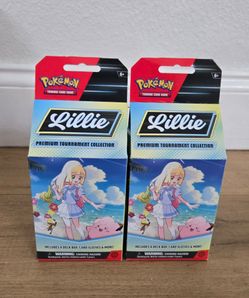 Pokemon Trading Card Game TCG Lillie Premium Tournament Collection Box.