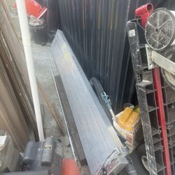 Aluminum. 7-13 Foot scaffold. With Ladder Scaffold Stabilizers. 