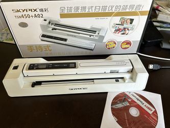 Skypix Portable Scanner With Base, 8GB