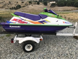 1996 Kawasaki ZXI 900 Jet Ski with Trailer - $3200 (Manson, WA