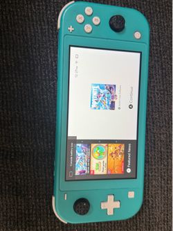 Nintendo Switch Lite-Turquoise-Pre loved & Works Great
