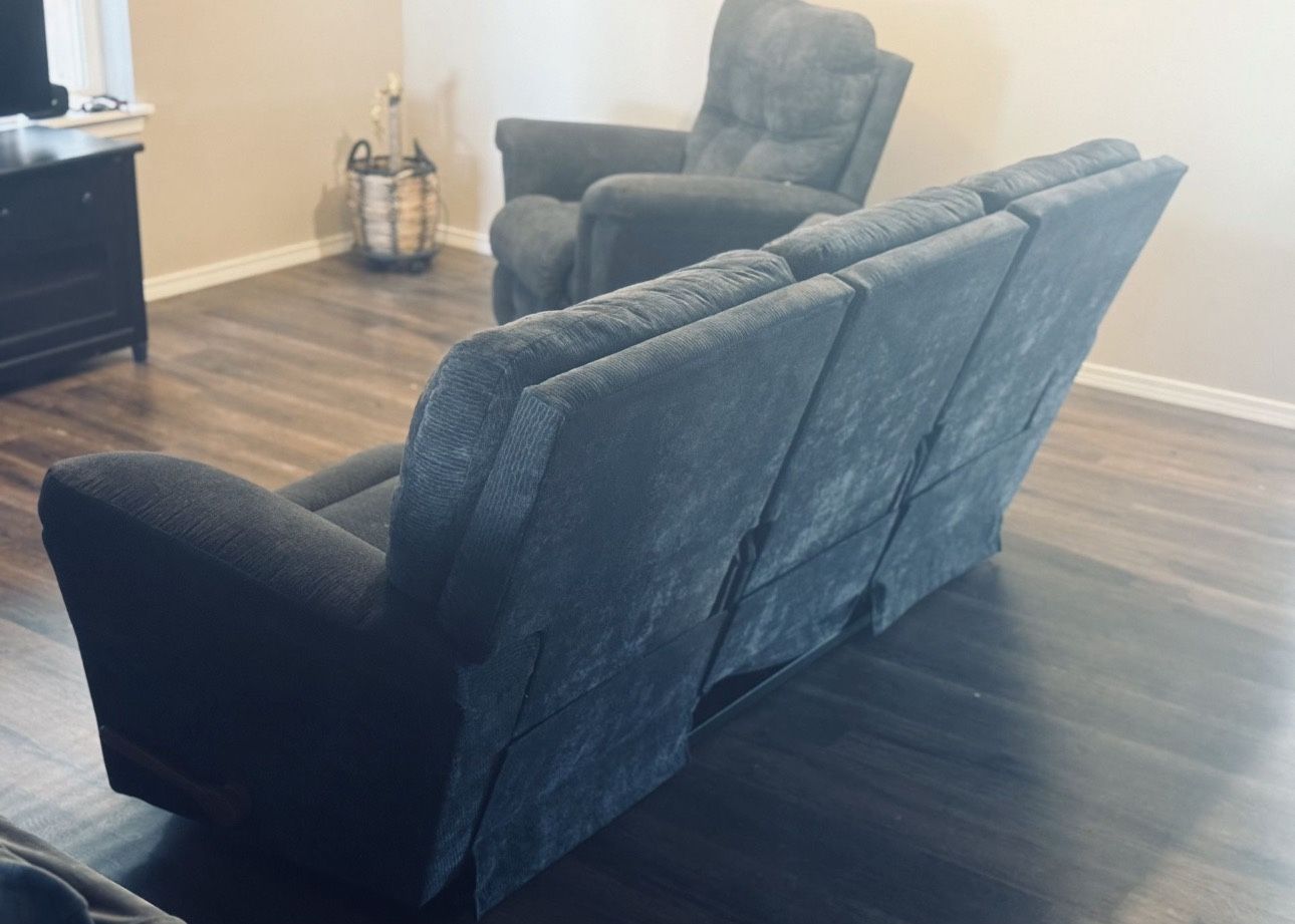 Matching Recliner Couch & Swivel Chair!