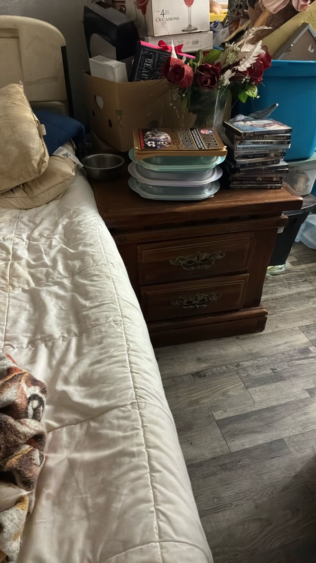 Two Drawer Nice Big End Table