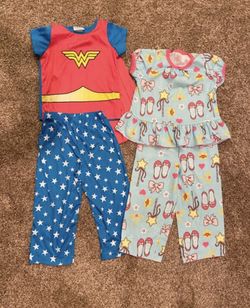 Toddler Girls 4T pj lot