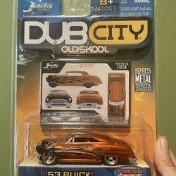 1/64 JADA DUB CITY OLD SKOOL '53 BUICK ORANGE WITH BLACK FLAMES WAVE 12 123