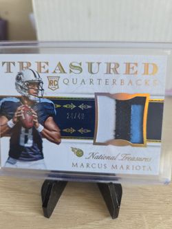 Titans Marcus Mariota Rookie Patch Card