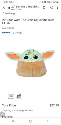 Baby Yoda Pillow