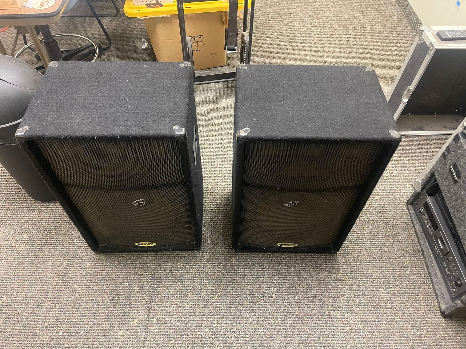 Pair Of Gemini GSM-1550 Full Range Loudspeakers