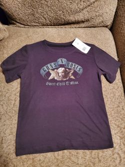 NWT Guns N Roses Boys Short Sleeve T-Shirt Black Size 5T