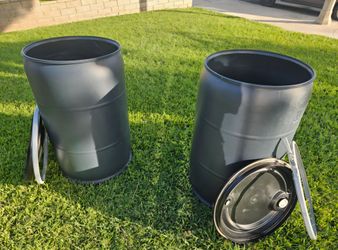 Plastic Drum Barrel With Seal Tight Metal Locking Ring