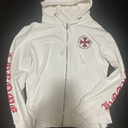Chrome Hearts Mens Hoodie Red Horseshoe size M