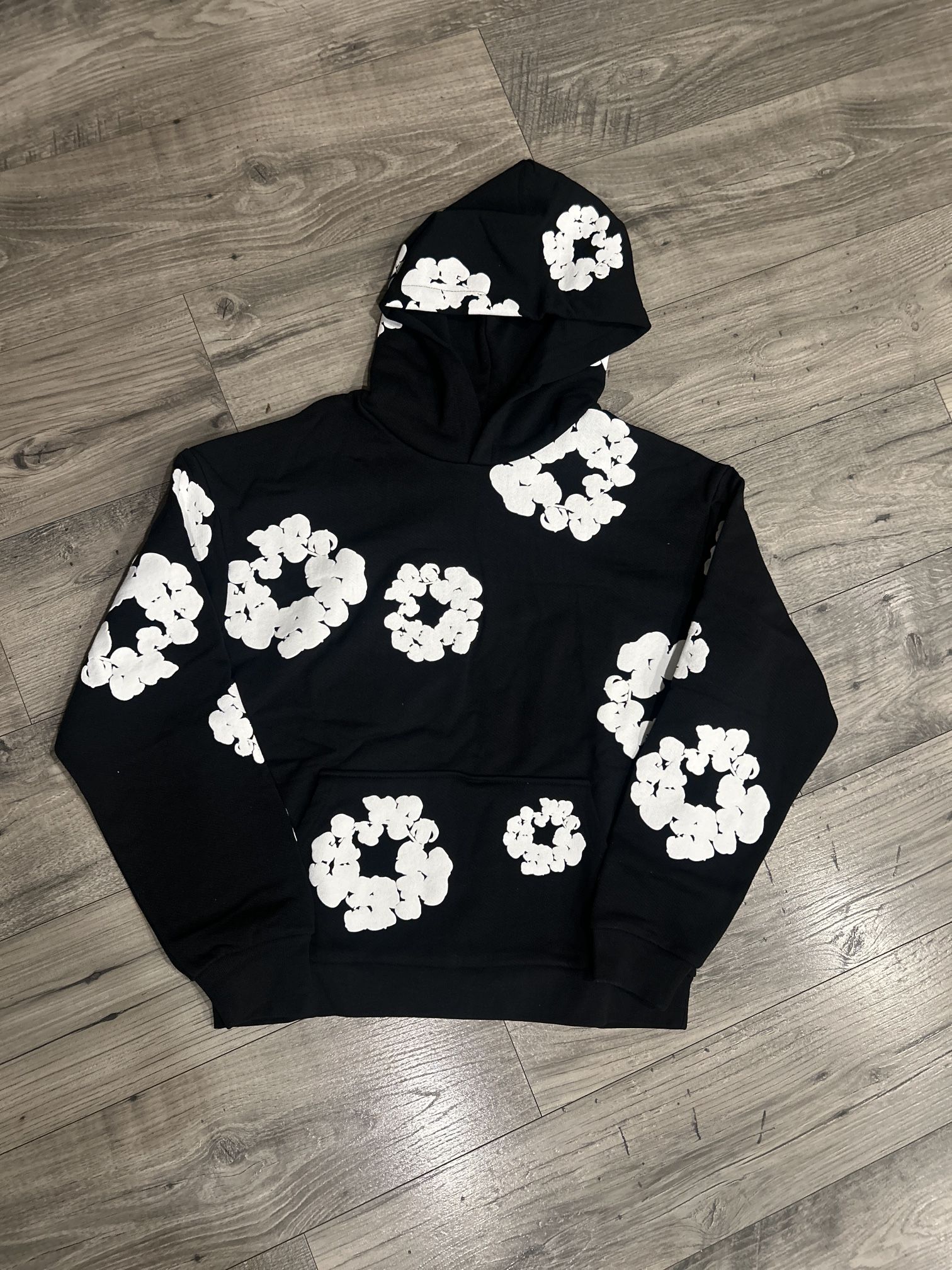 Denim Tears hoodie “Black” Meduim