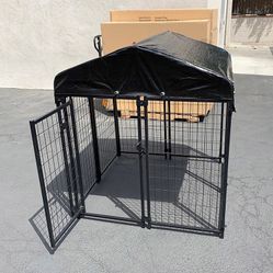 Brand New $170 Heavy-Duty Kennel with Cover (4 x 4 x 4.5 FT) Dog Cage Crate Pet Playpen
