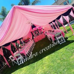 Draping Tent And Backdrop Decoration 