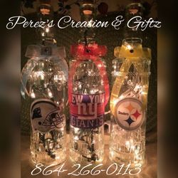 Lighted Bottle Decor